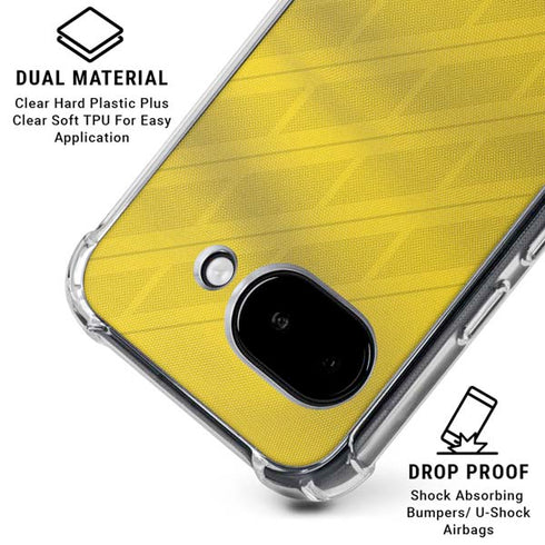 Sweden Soccer Flag Google Pixel 9a Clear Case